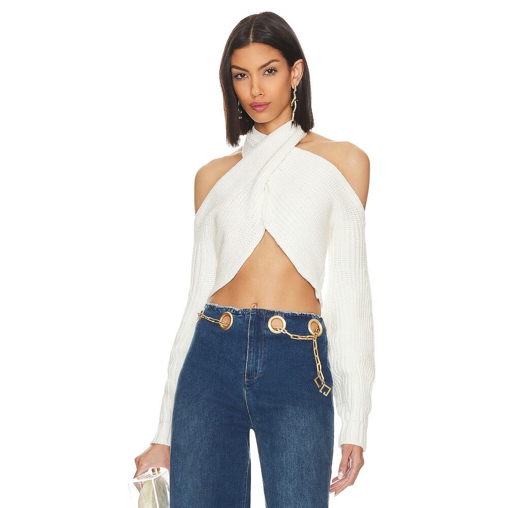 Cult Gaia | Elyse Sweater – Off White (Size M)